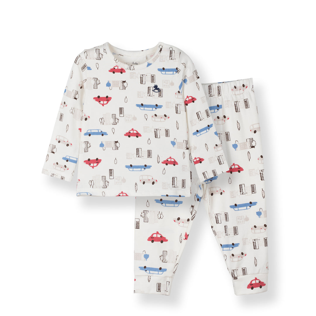 Poney Baby Boys Cream City Drive Pyjamas