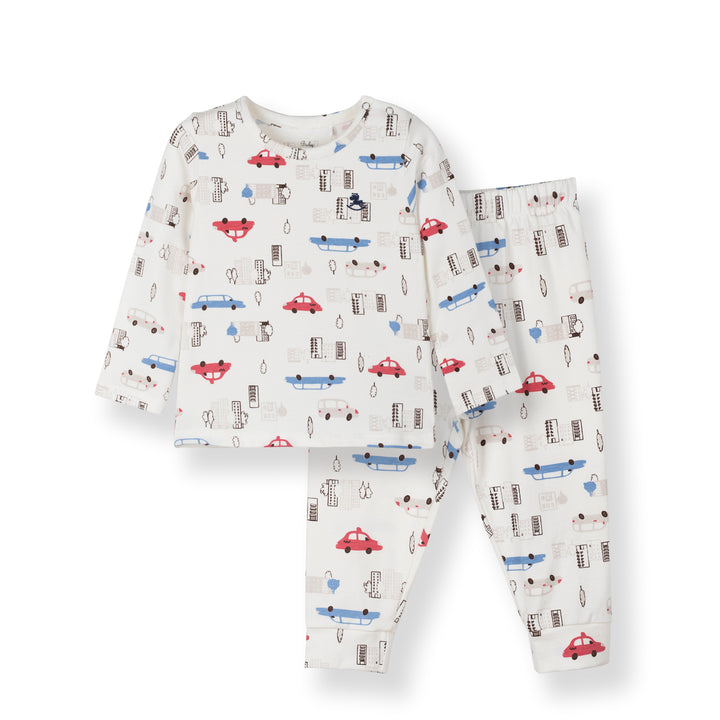 Poney Baby Boys Cream City Drive Pyjamas