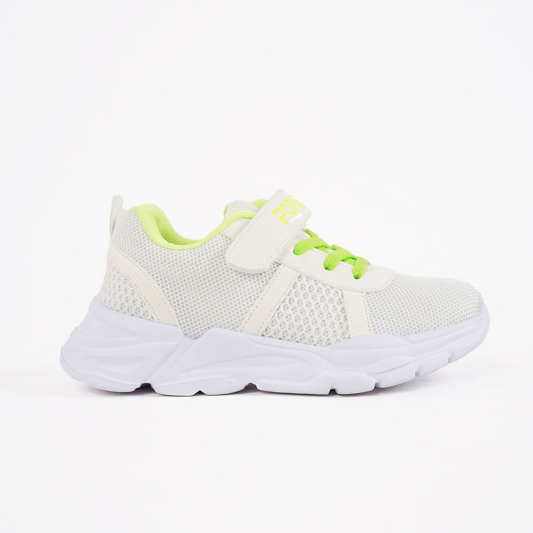 Poney White Strap Sport Casual Shoe