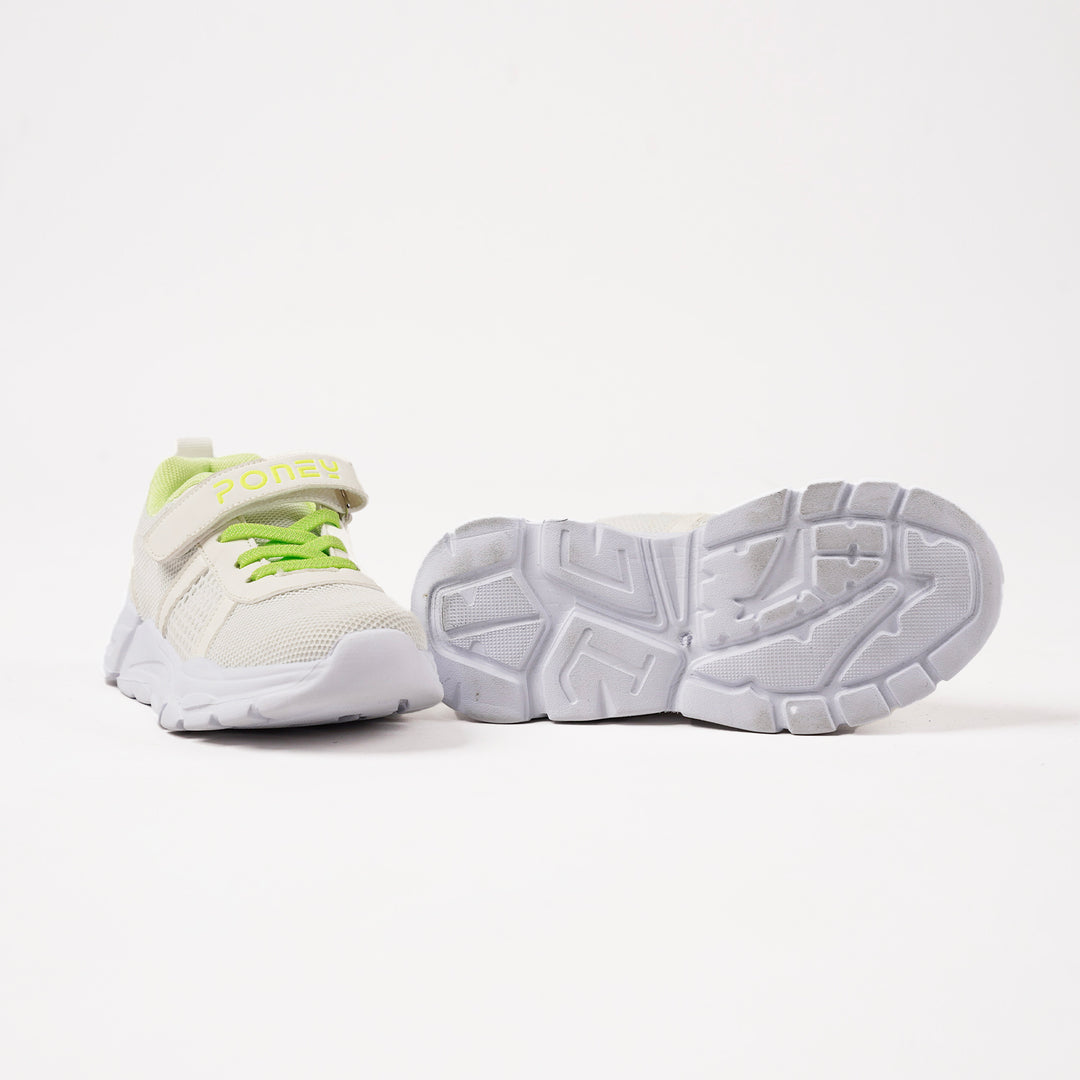 Poney White Strap Sport Casual Shoe