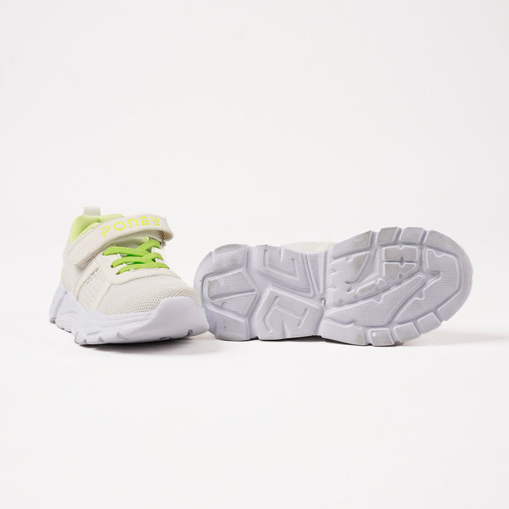 Poney White Strap Sport Casual Shoe