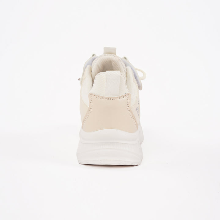 Poney White Lace-Up Sport Casual Shoe
