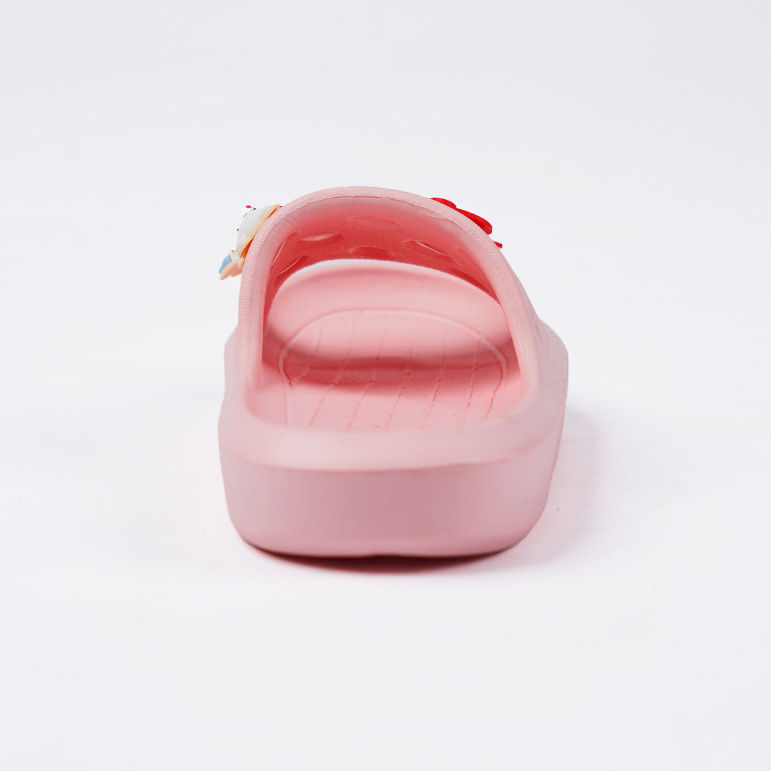 Poney Light Pink Blooming Coral Slide Sandal