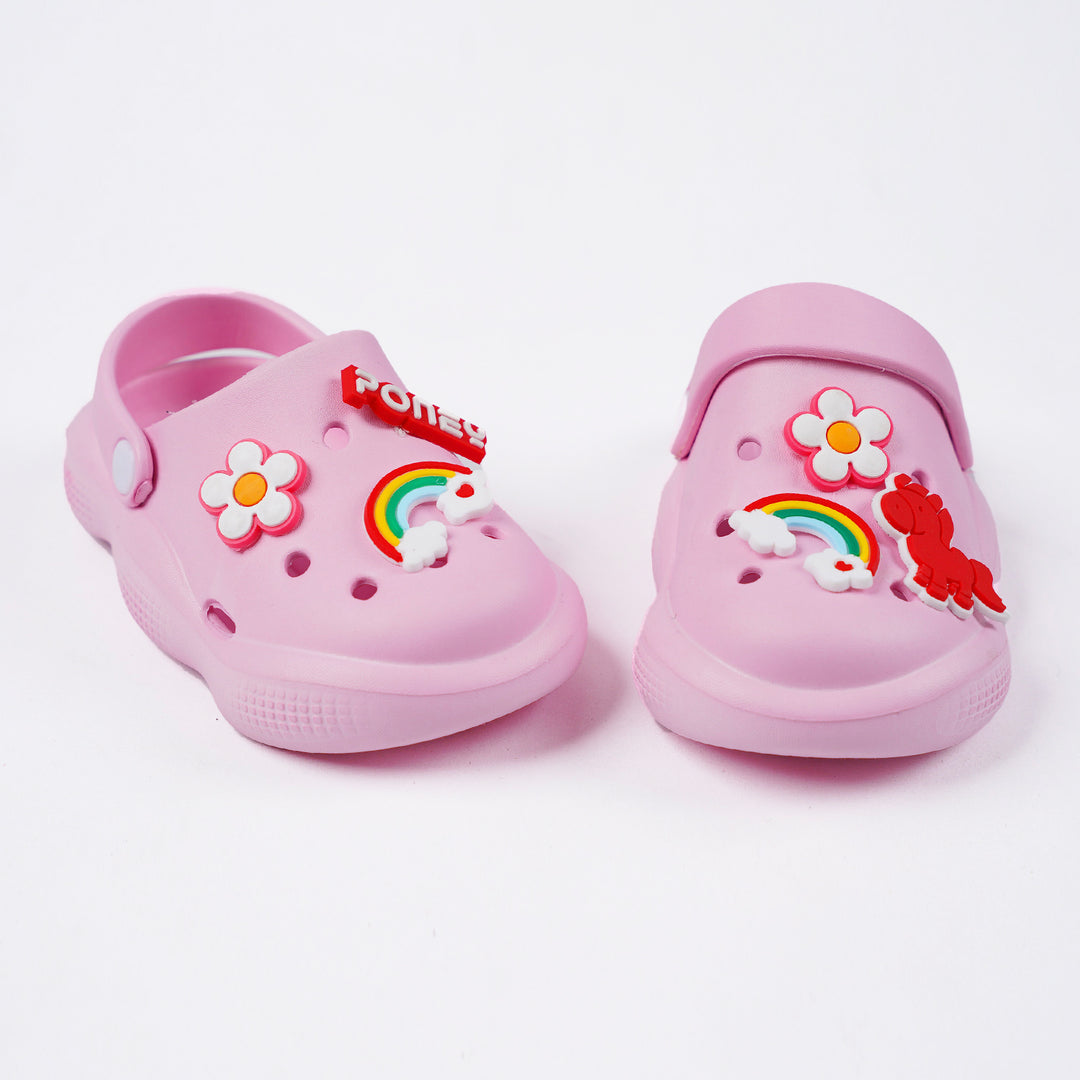 Poney Pink Plumeria Pink Clogs Sandal