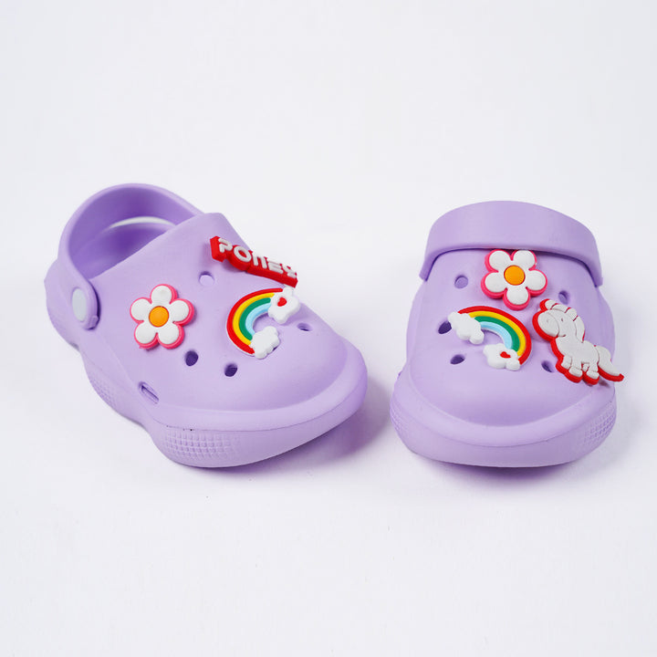 Poney Purple Sheer Lilac Clogs Sandal