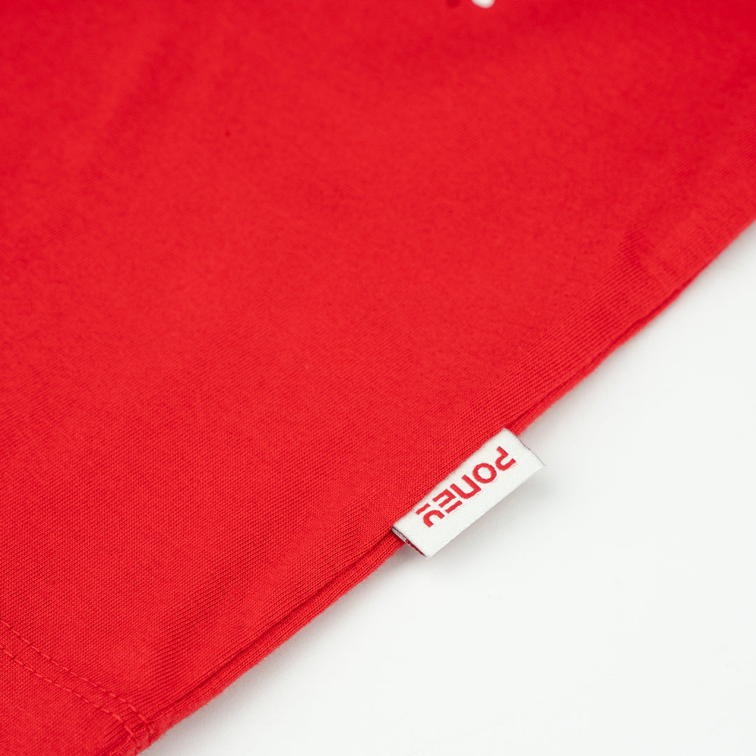 Poney Girls Red Let It Snow Loungewear Set