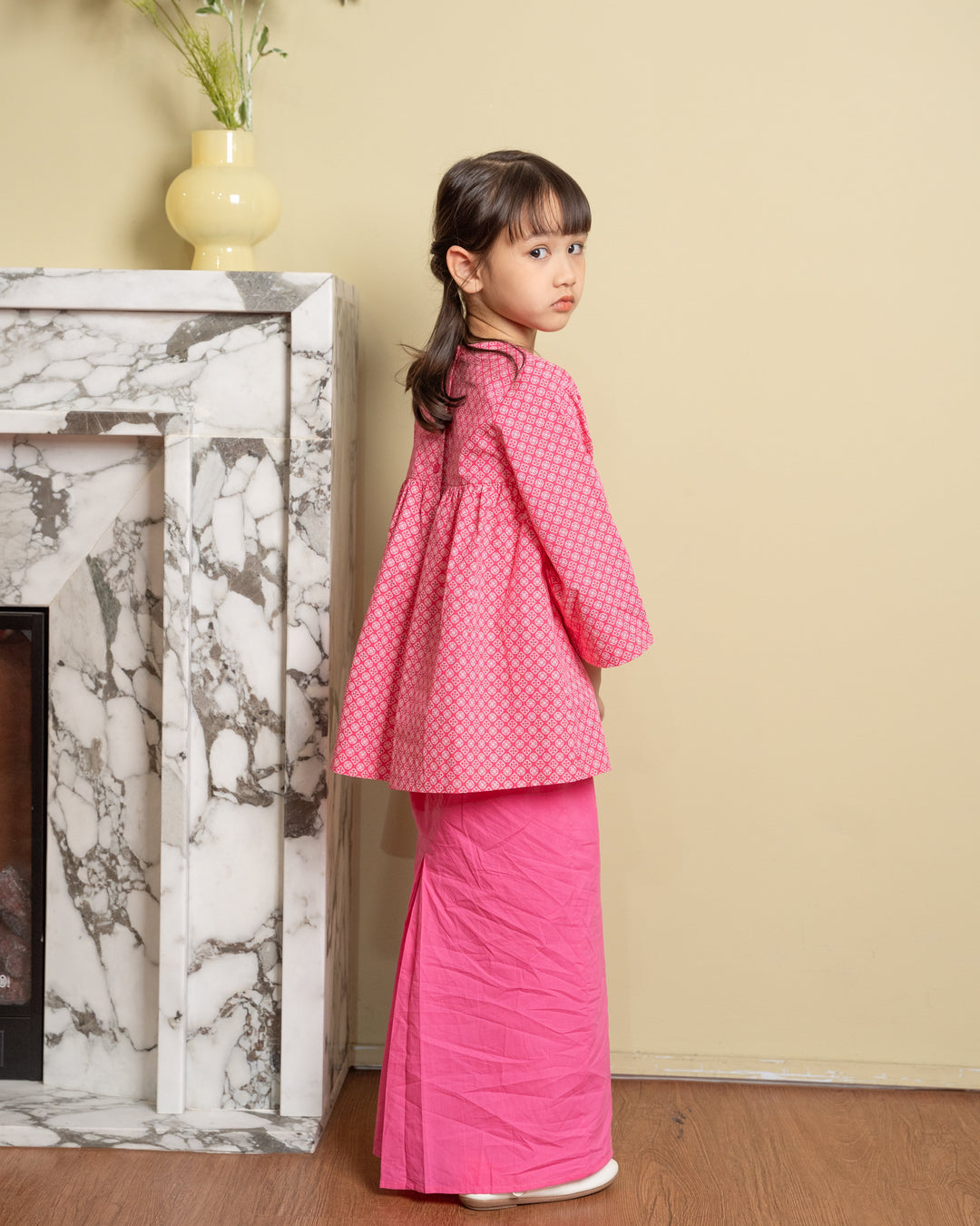 Poney Girls Yaffa Fuchsia Long Sleeve Blouse