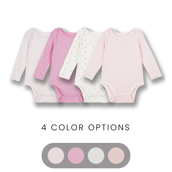 Poney Baby Girls Chloe Long Sleeve Bodysuit