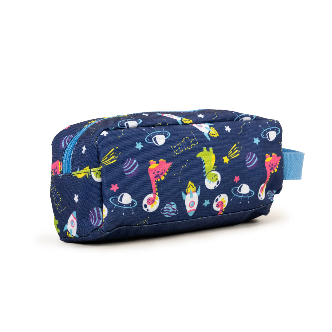 Poney Boys Navy Dino In Space Pencil Case KB032