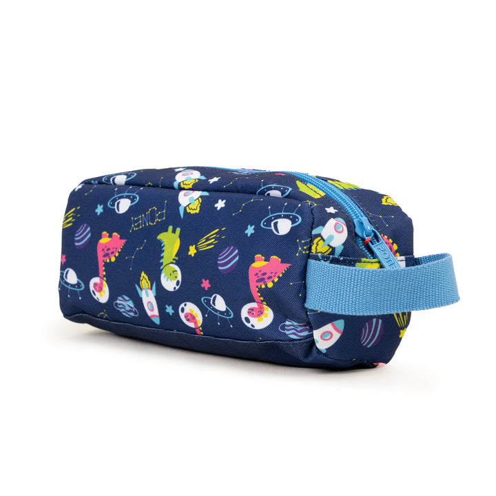 Poney Boys Navy Dino In Space Pencil Case KB032