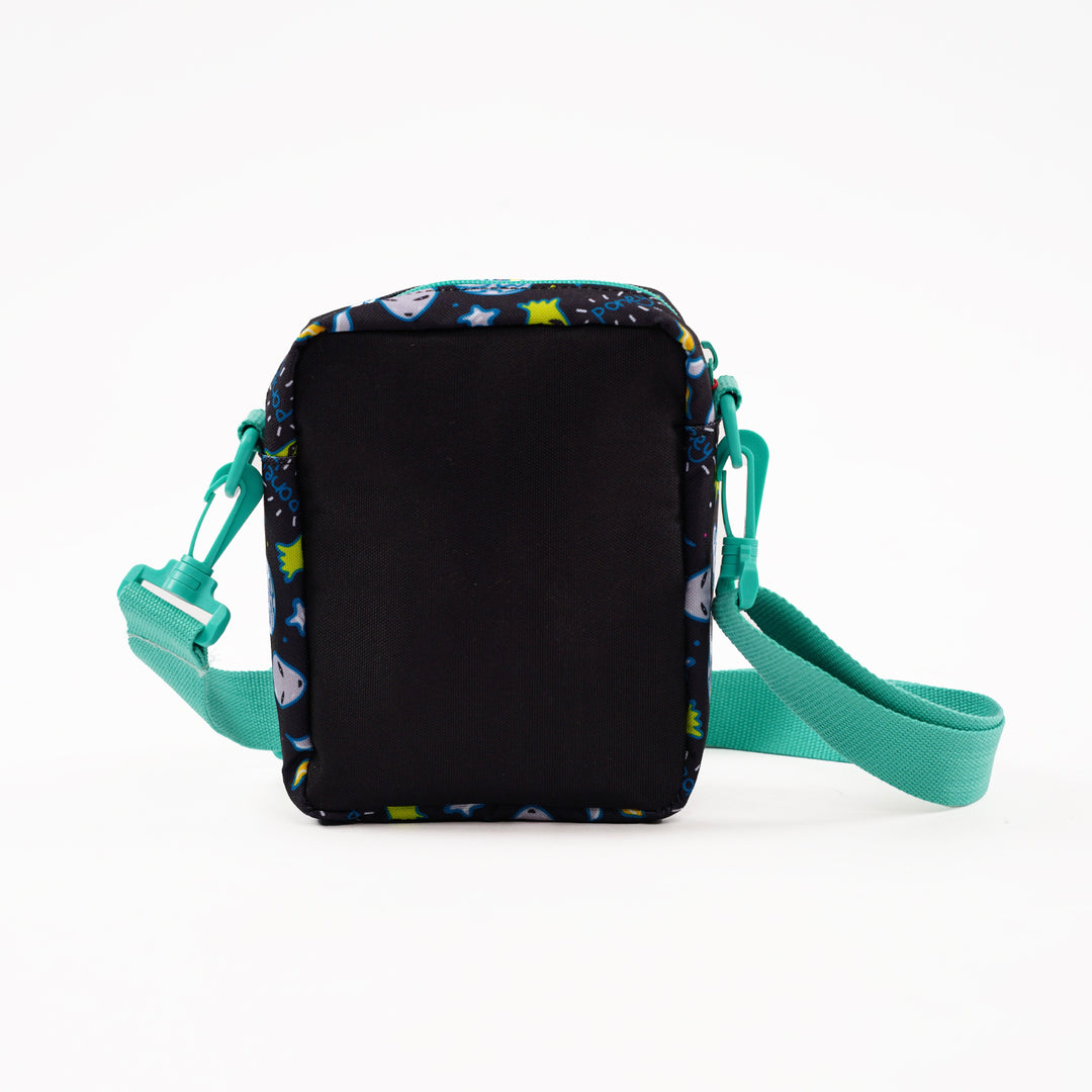 Poney Boys Black Space Alien Sling Bag KB041