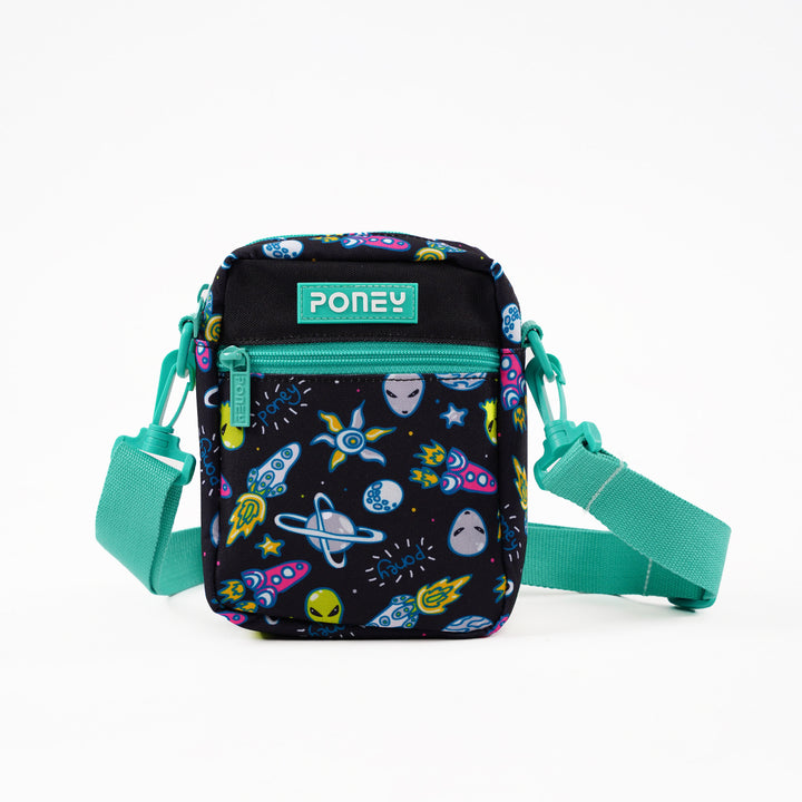 Poney Boys Black Space Alien Sling Bag KB041