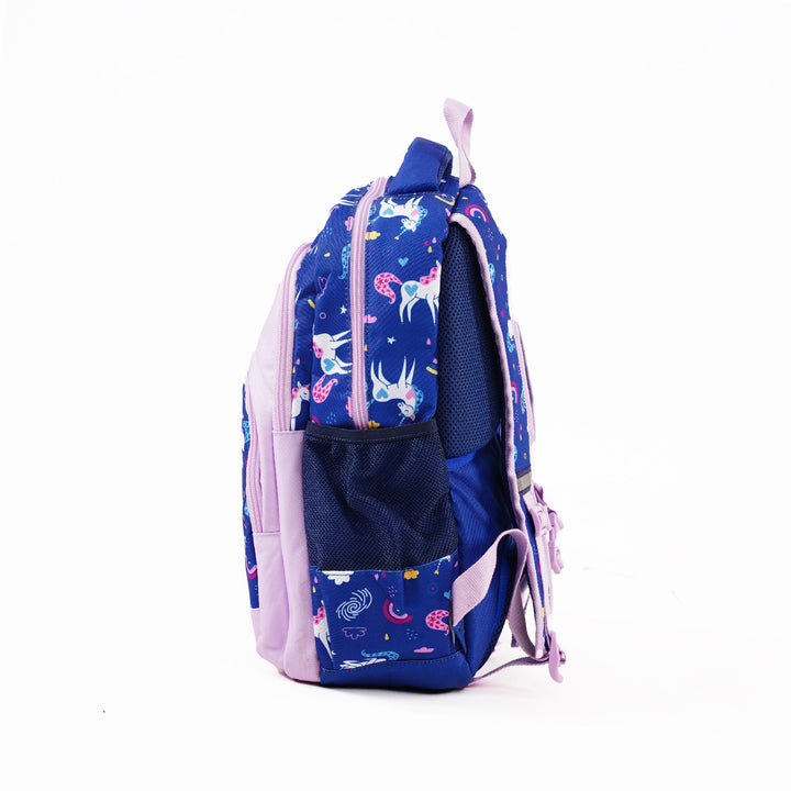 Poney Girls Navy Dreamy Unicorn 16" Backpack KG050