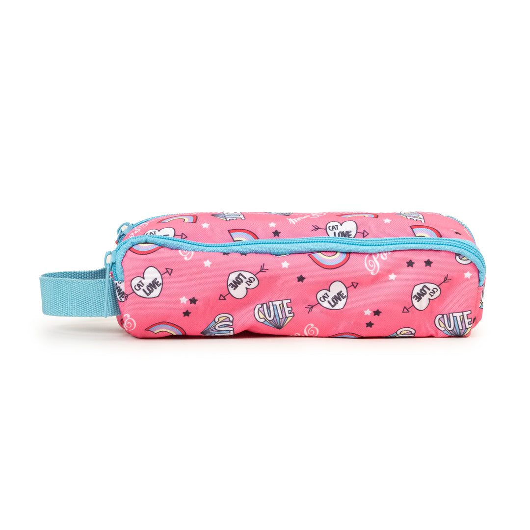 Poney Girls Pink Rainbow Cute Pencil Case KG077
