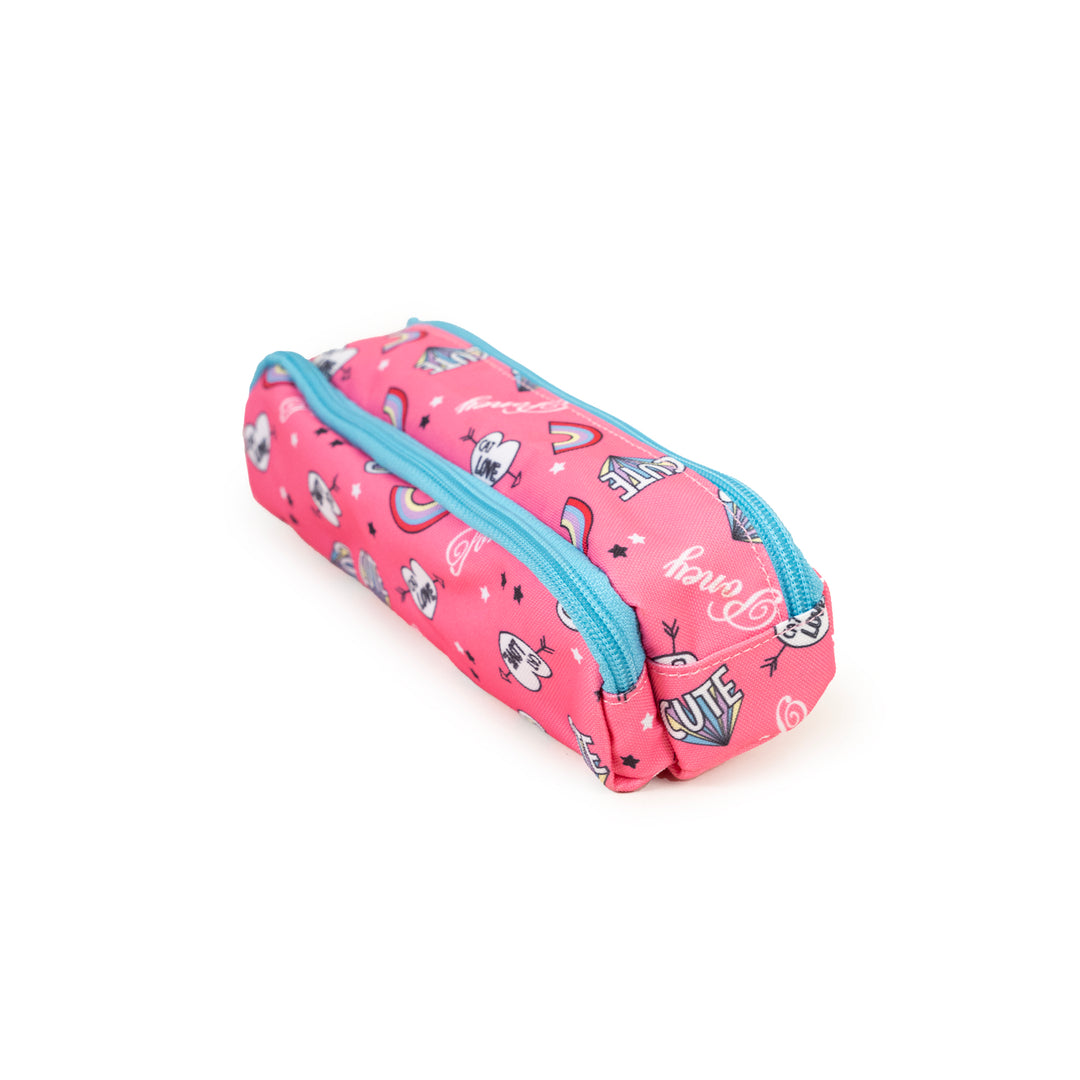 Poney Girls Pink Rainbow Cute Pencil Case KG077