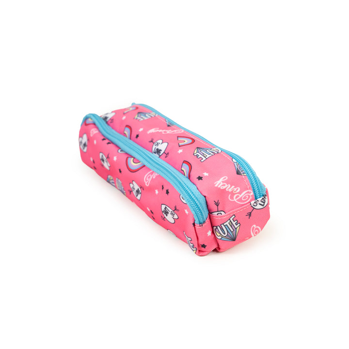 Poney Girls Pink Rainbow Cute Pencil Case KG077
