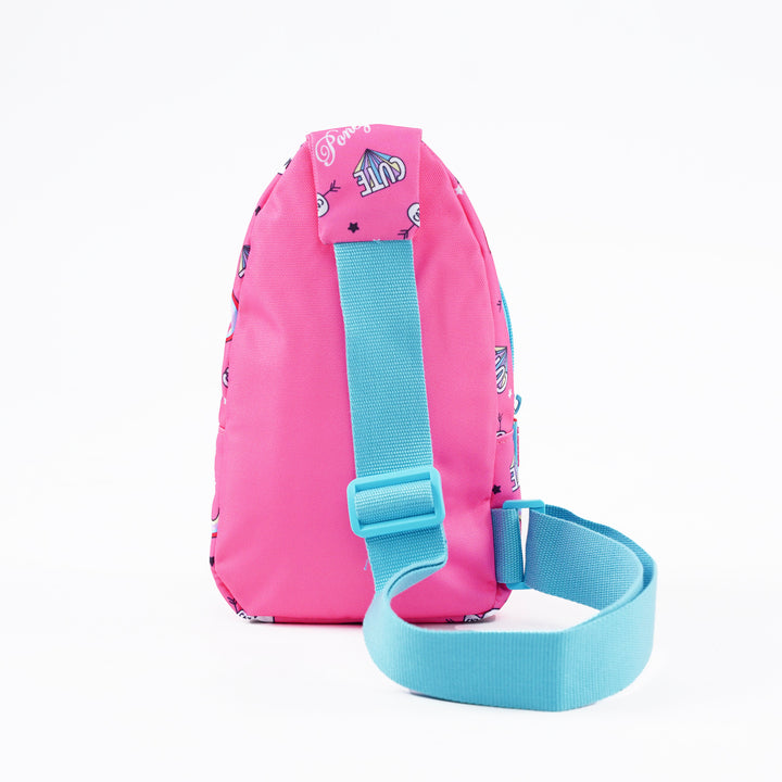 Poney Girls Pink Rainbow Cute Sling Bag KG078
