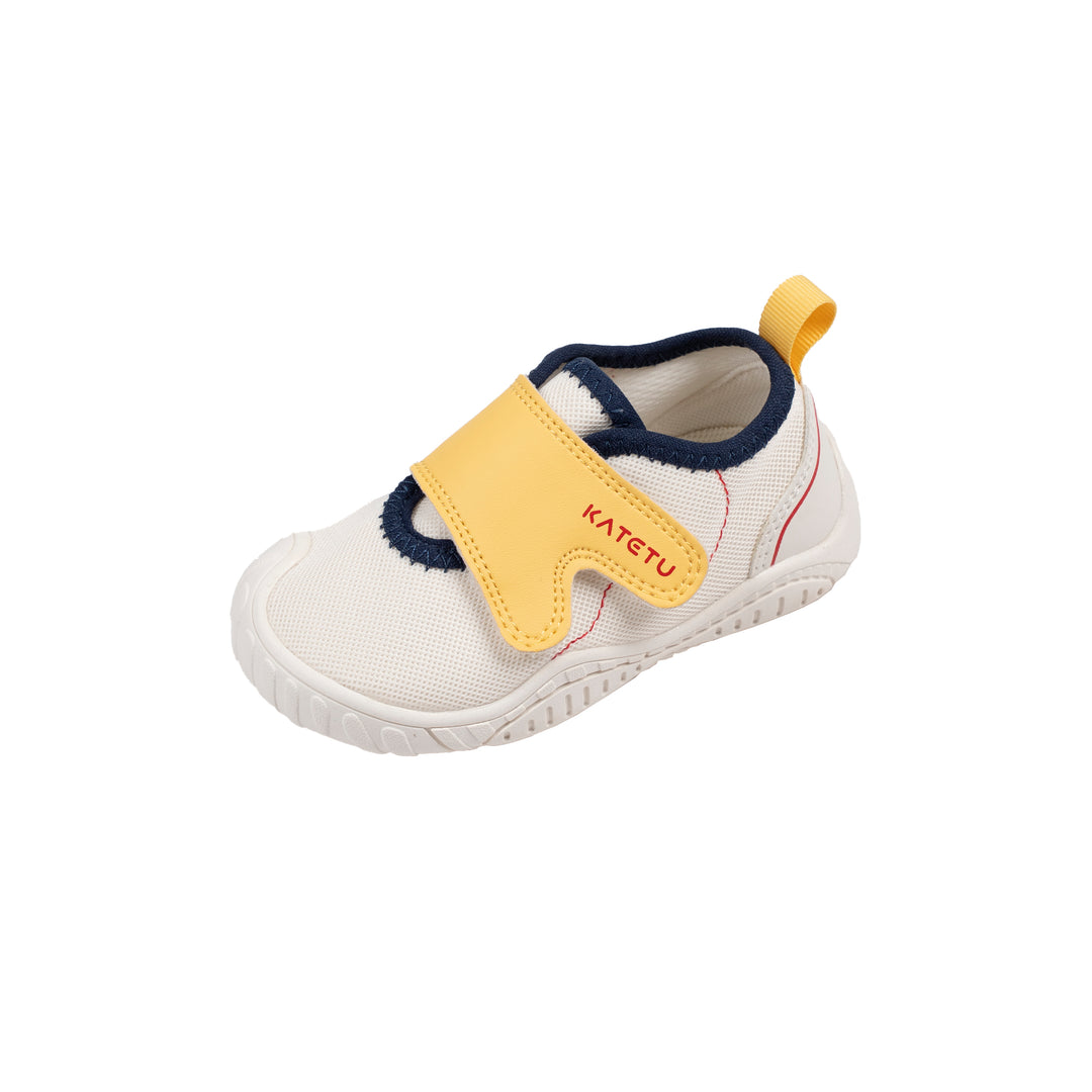 Katetu Unisex Kids Yellow Trendy Comfort Kids' Sneakers X3CE026