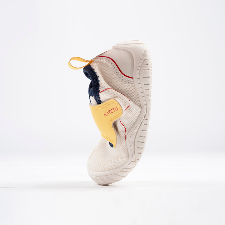 Katetu Unisex Kids Yellow Trendy Comfort Kids' Sneakers X3CE026