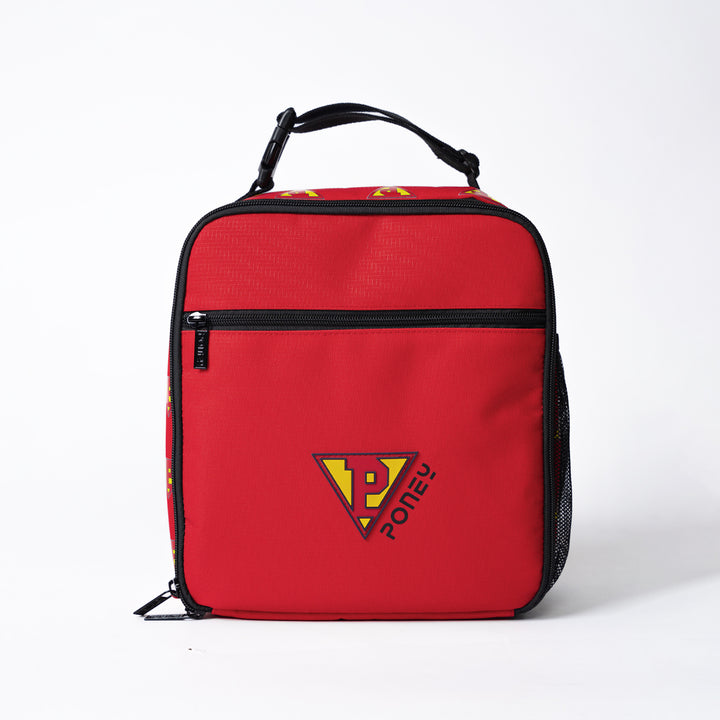 Poney Boys Red Poney Logo Lunch Bag TB012