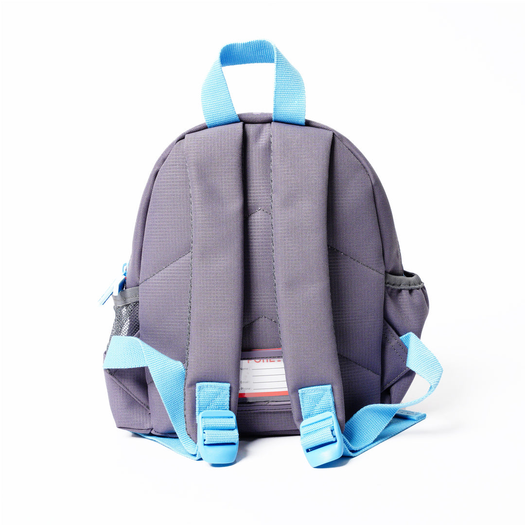 Poney Boys Grey Poney Logo 10'' Backpack Bag TB018
