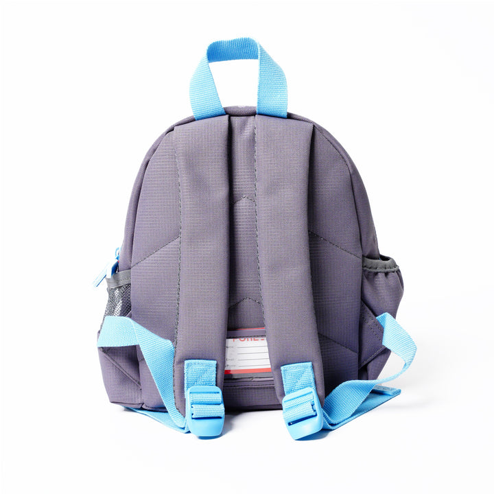 Poney Boys Grey Poney Logo 10'' Backpack Bag TB018