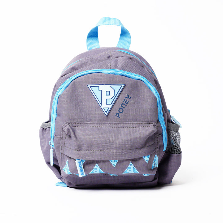 Poney Boys Grey Poney Logo 10'' Backpack Bag TB018