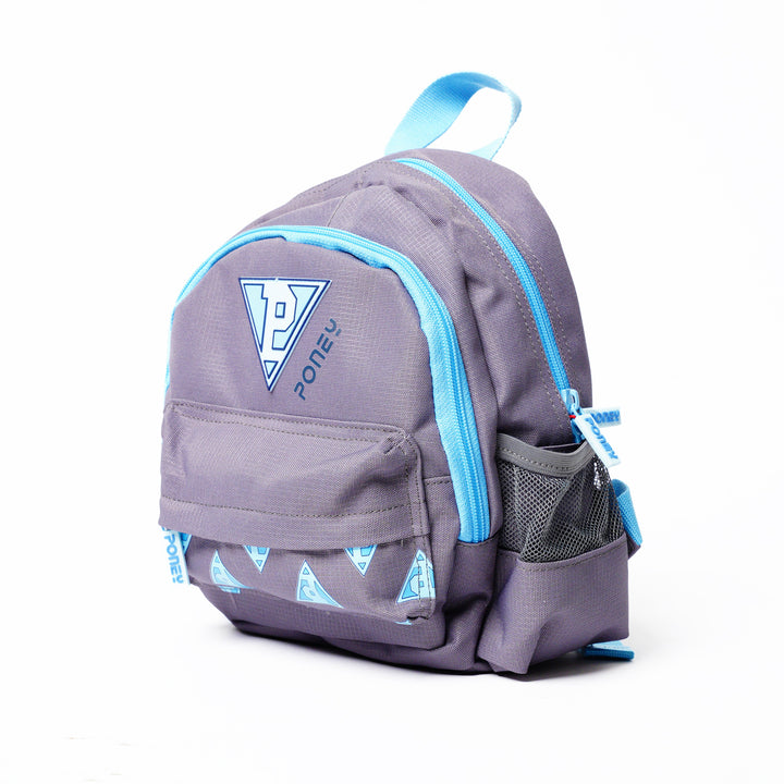 Poney Boys Grey Poney Logo 10'' Backpack Bag TB018