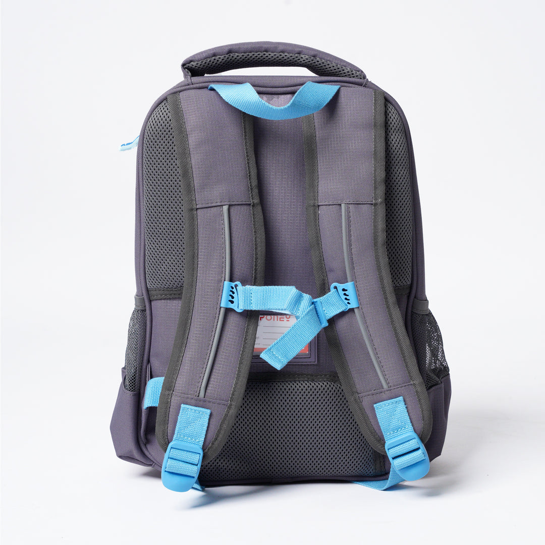 Poney Boys Grey Poney Logo 14'' Backpack Bag TB019