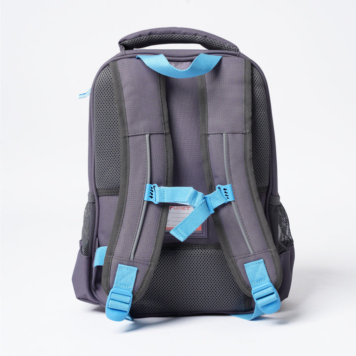 Poney Boys Grey Poney Logo 14'' Backpack Bag TB019
