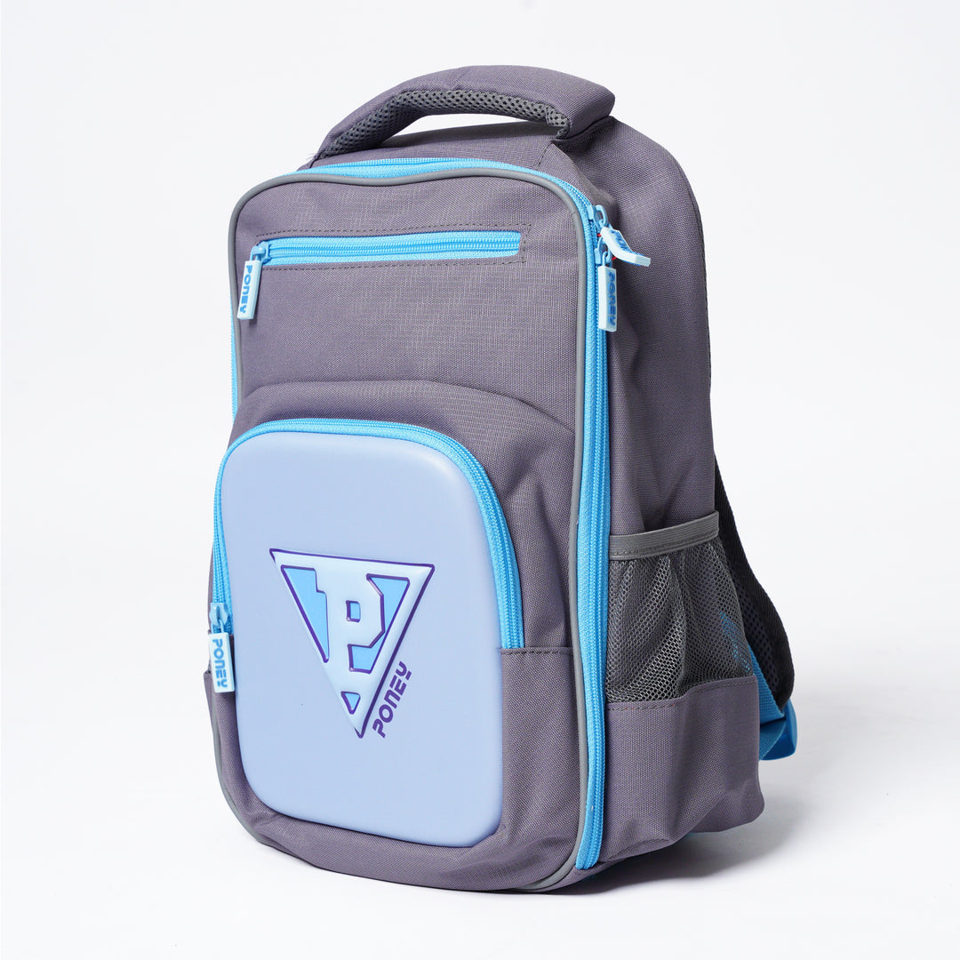 Poney Boys Grey Poney Logo 14'' Backpack Bag TB019
