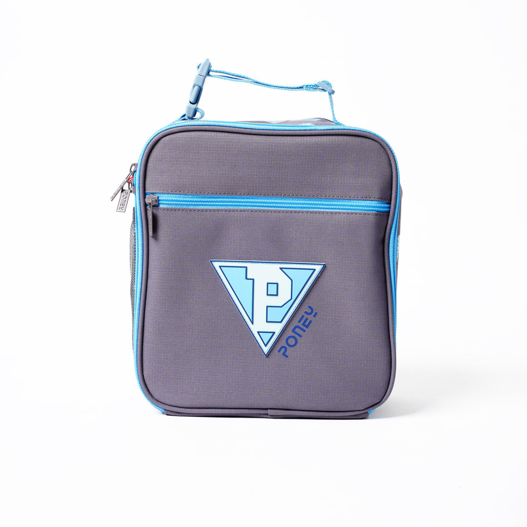 Poney Boys Grey Poney Logo Lunch Bag TB020