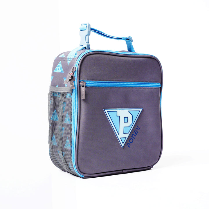 Poney Boys Grey Poney Logo Lunch Bag TB020