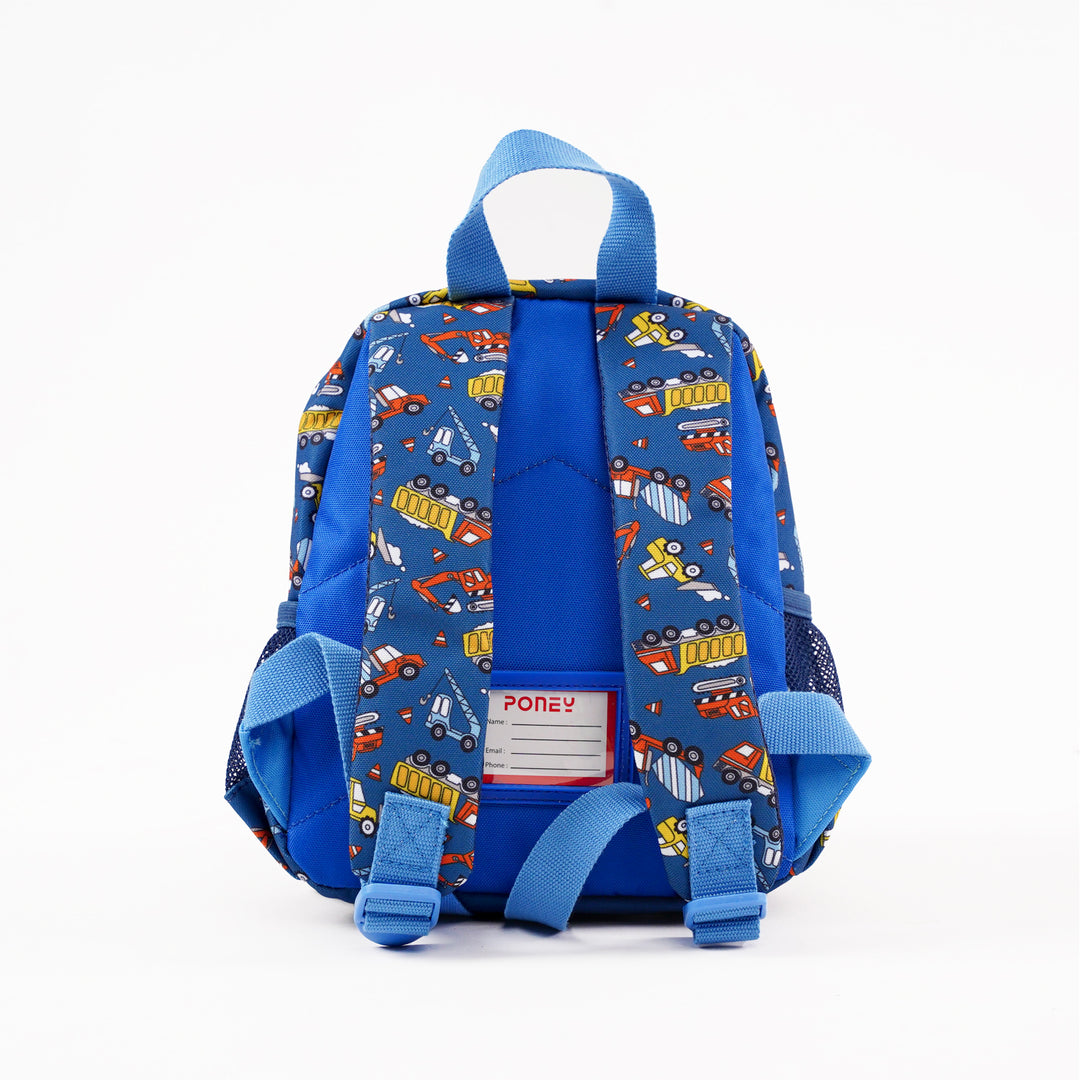Poney Boys Navy Trucks 10" Backpack TB029