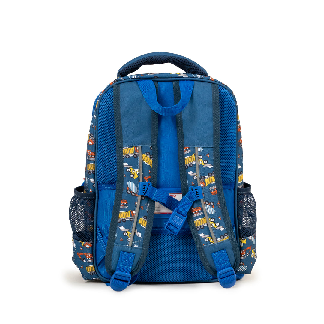 Poney Boys Navy Trucks 14" Backpack TB030