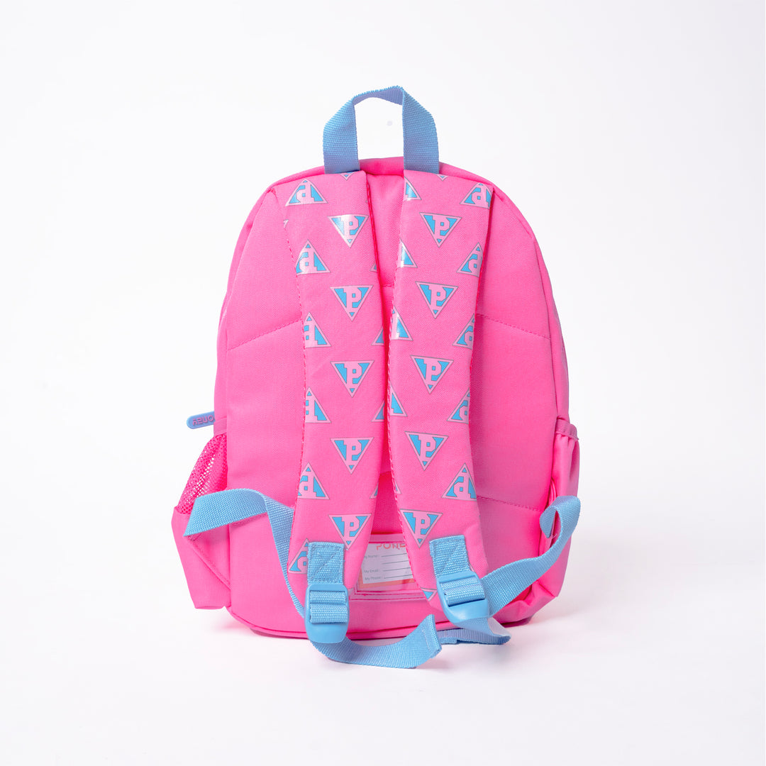 Poney Girls Pink Poney Logo Printed 14'' Backpack Bag TG010