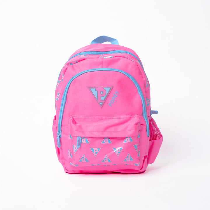 Poney Girls Pink Poney Logo Printed 14'' Backpack Bag TG010