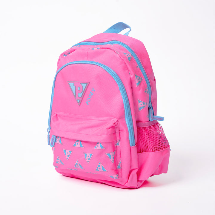 Poney Girls Pink Poney Logo Printed 14'' Backpack Bag TG010