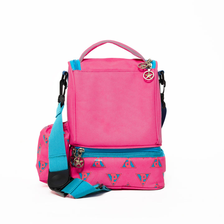 Poney Girls Pink Poney Logo Printed Lunch Bag TG011