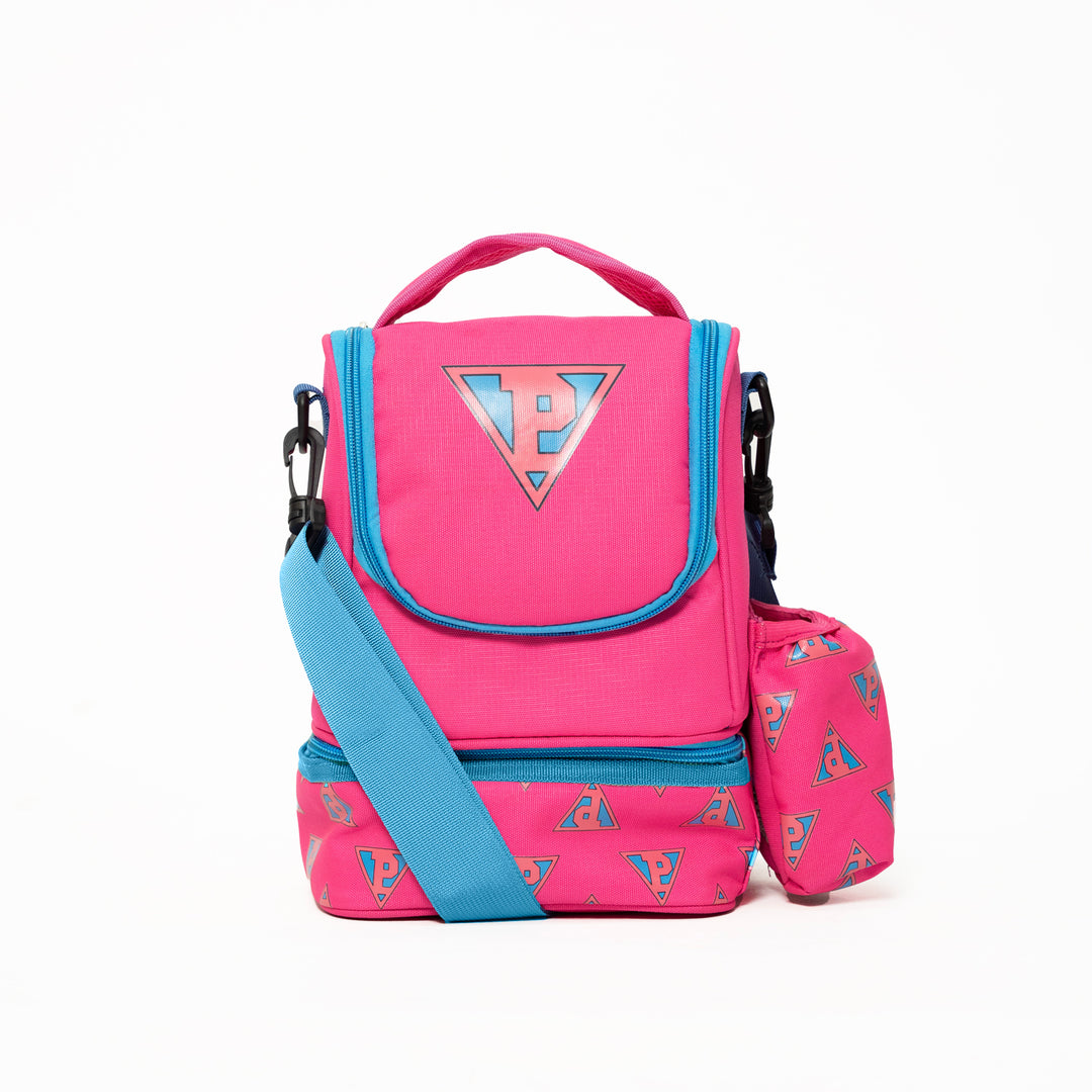 Poney Girls Pink Poney Logo Printed Lunch Bag TG011