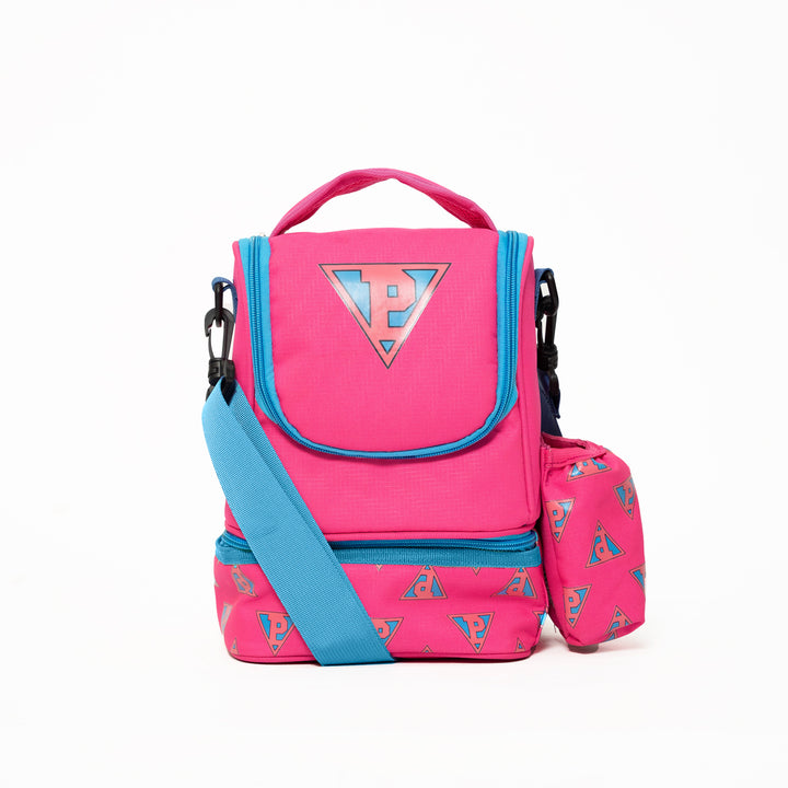 Poney Girls Pink Poney Logo Printed Lunch Bag TG011