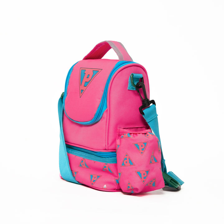 Poney Girls Pink Poney Logo Printed Lunch Bag TG011