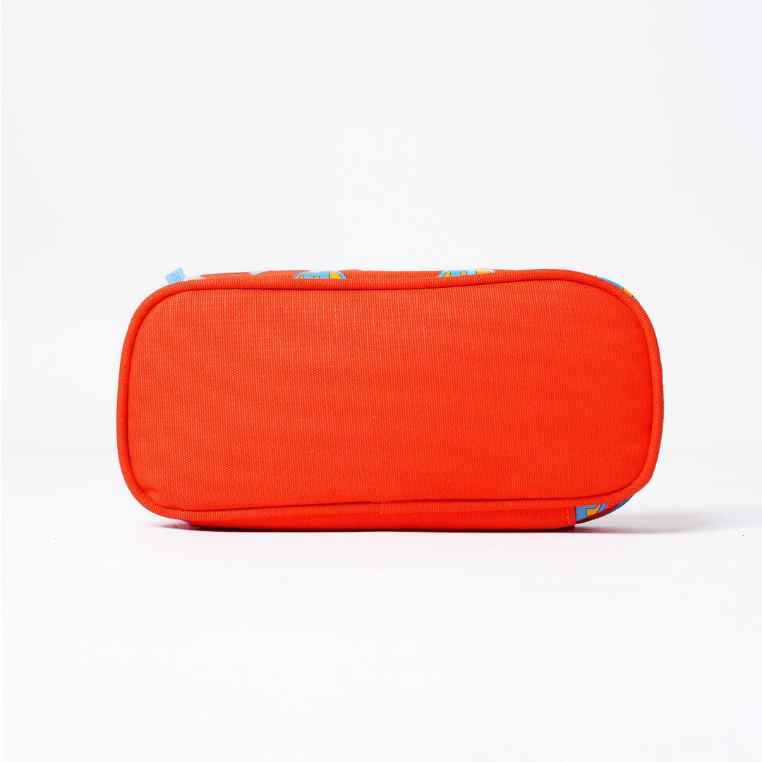 Poney Girls Orange Poney Logo Printed Pencil Case TG016