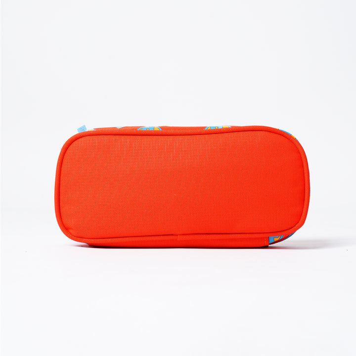 Poney Girls Orange Poney Logo Printed Pencil Case TG016