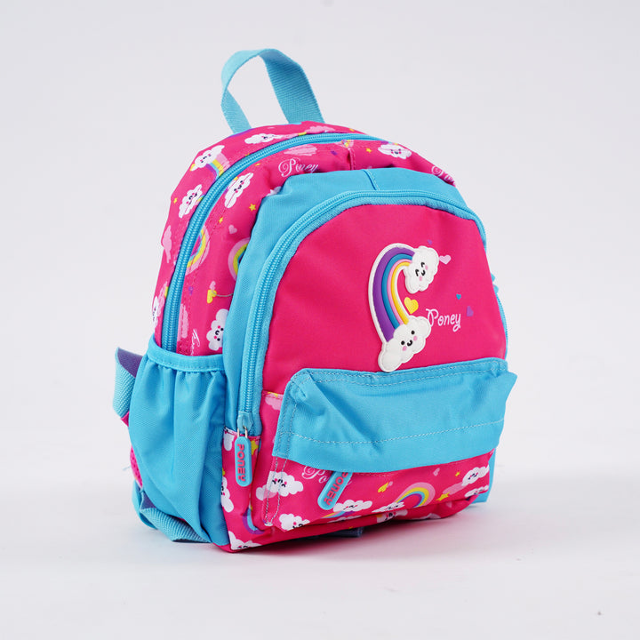 Poney Girls Pink Rainbow Clouds 10" Backpack TG053