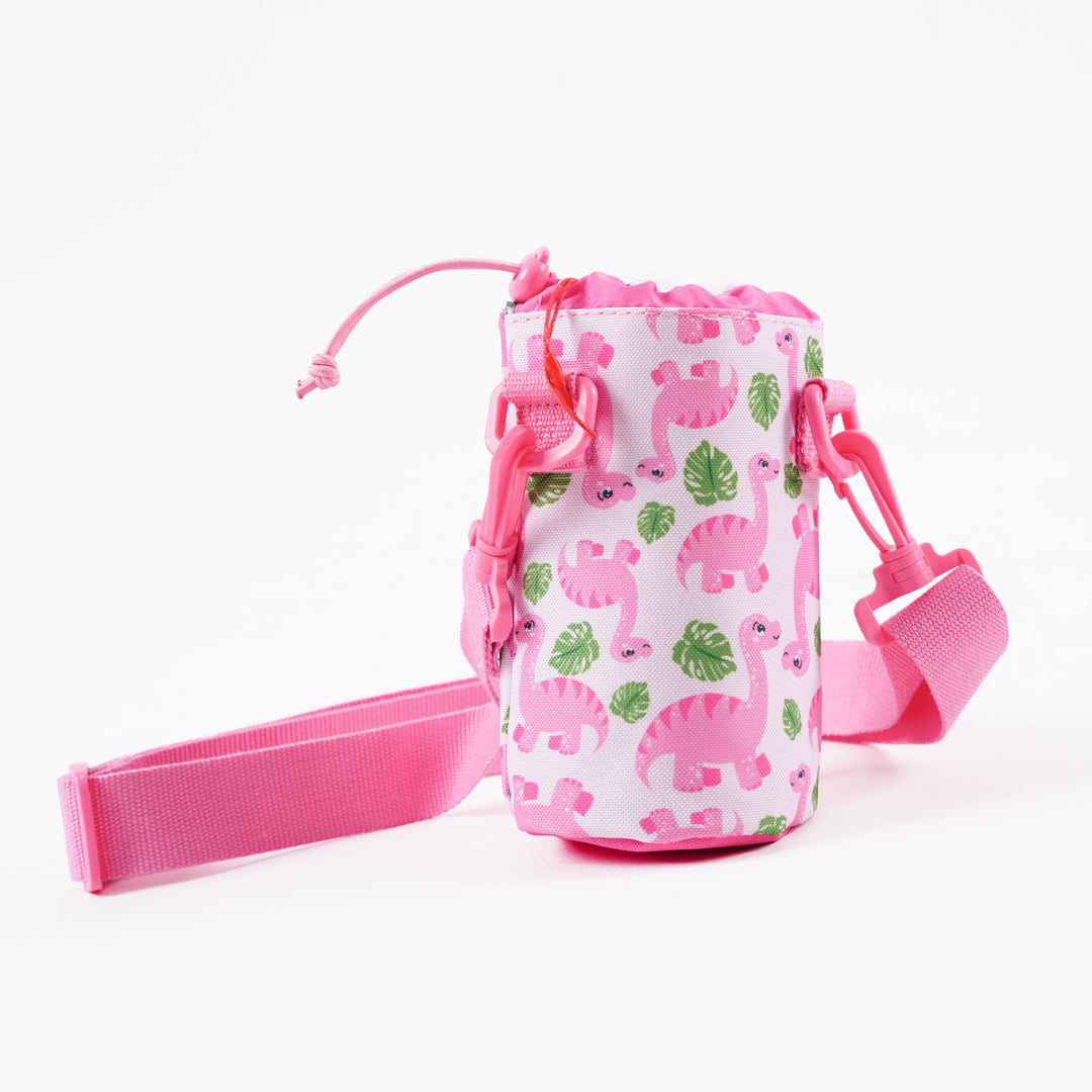Poney Girls Light Pink Dinosaur Bottle Holder TG062