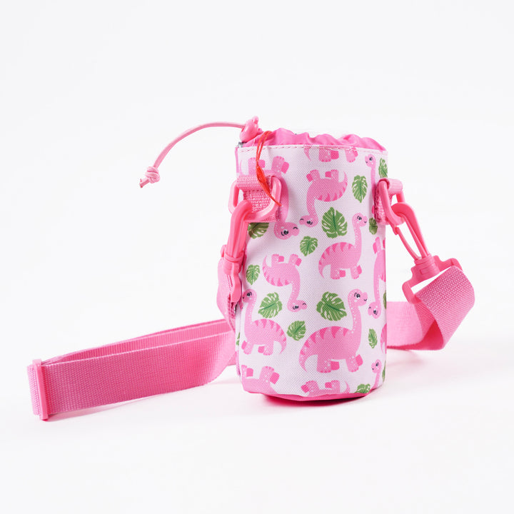 Poney Girls Light Pink Dinosaur Bottle Holder TG062