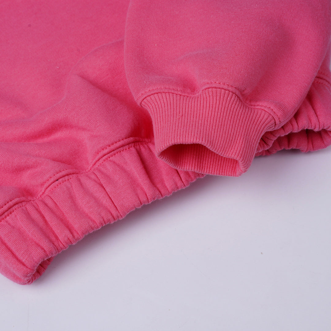 Poney Girls Fuchsia Printed Sweatshirt