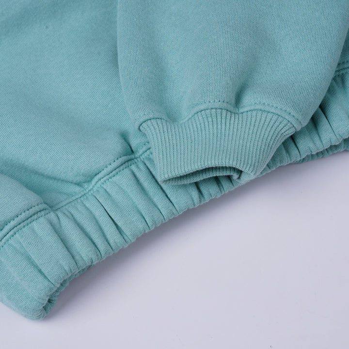 Poney Girls Green Printed Sweatshirt