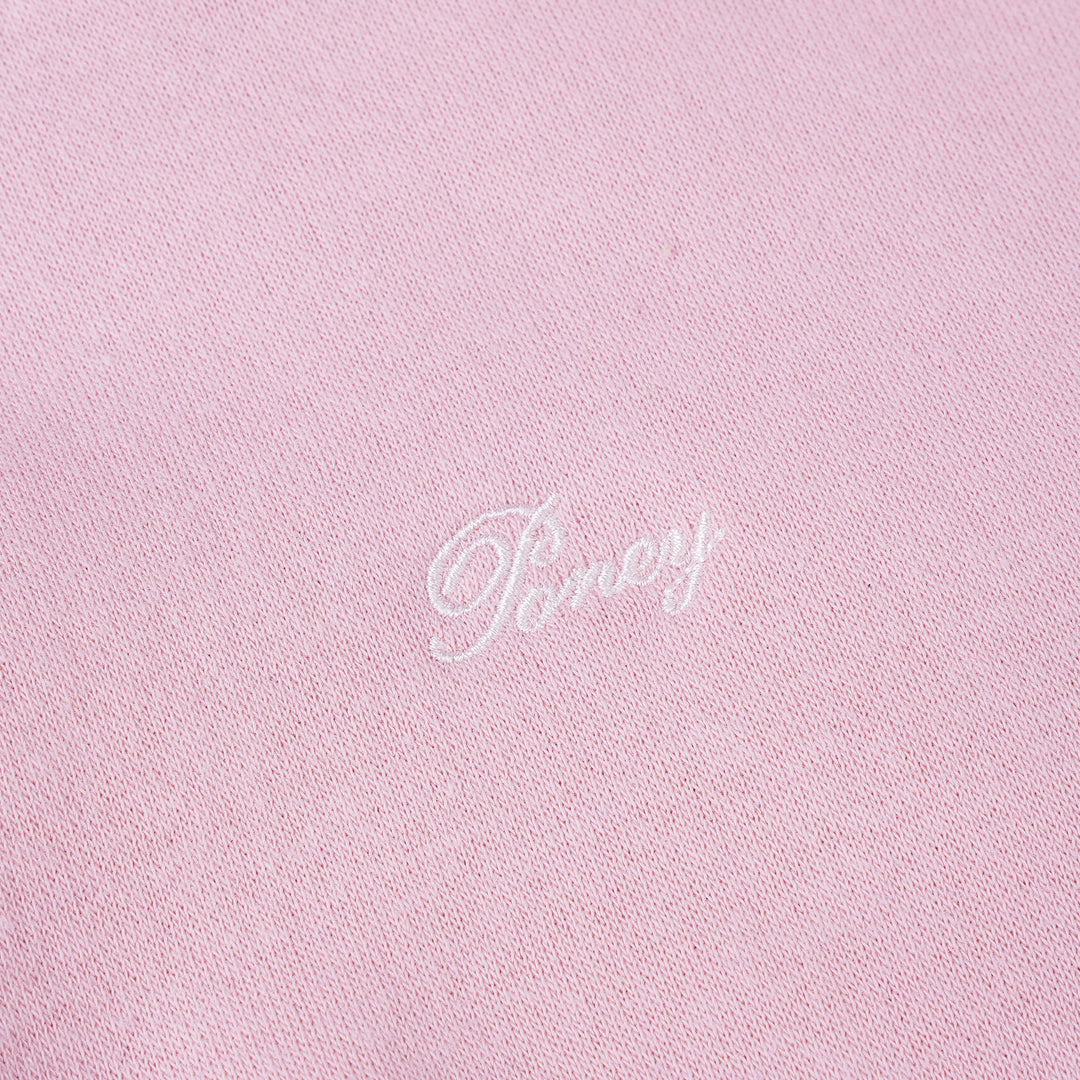 Poney Girls Pink Cropped Hooded Sweatshirt